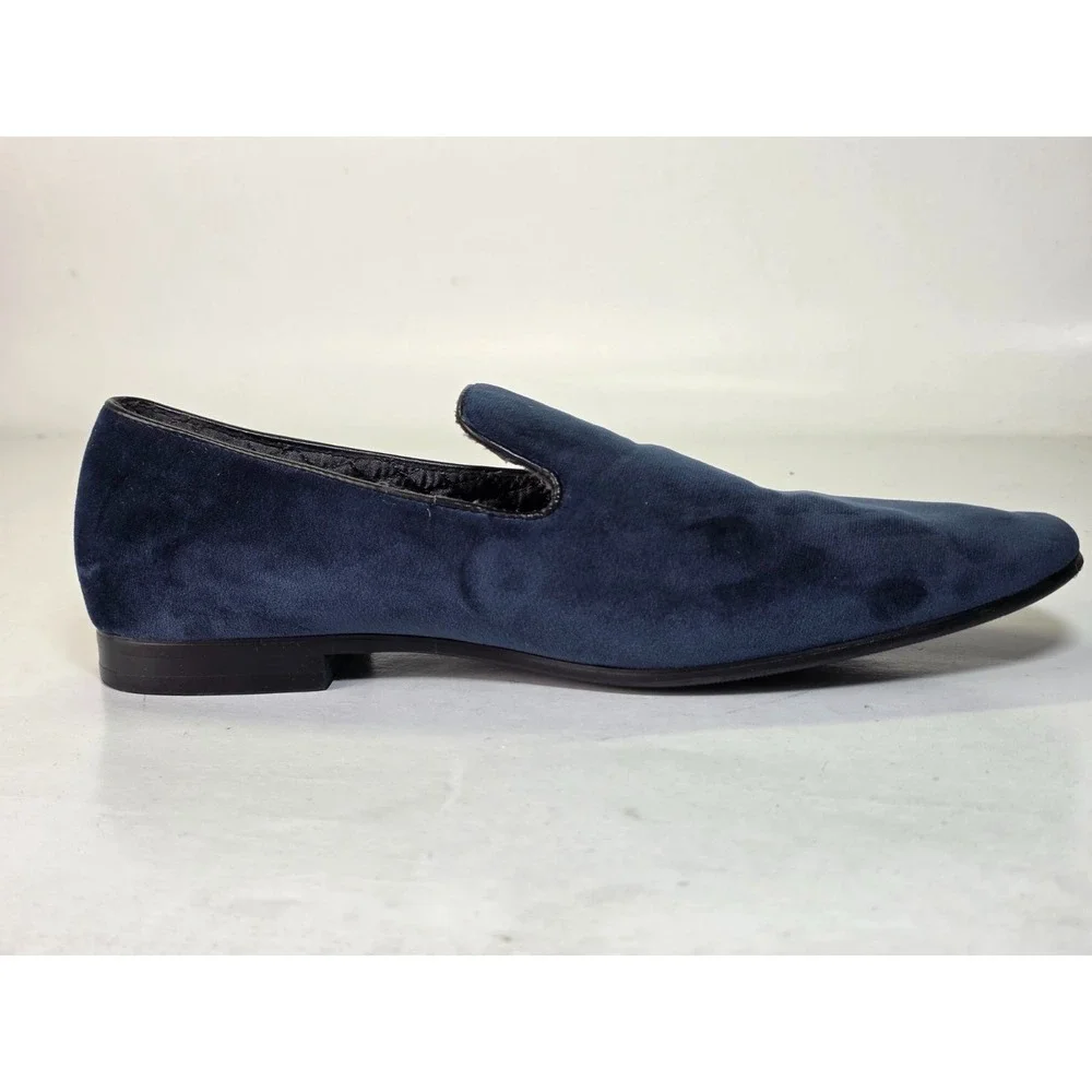 Giorgio Brutini Men's Shoes Size 10 M Blue Velvet Slip On Dress Formal Loafers
